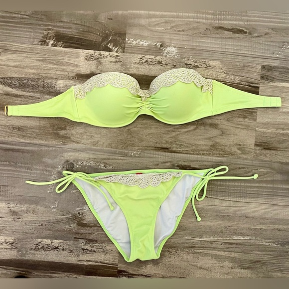 Victoria’s Secret lime green bikini - Picture 3 of 6
